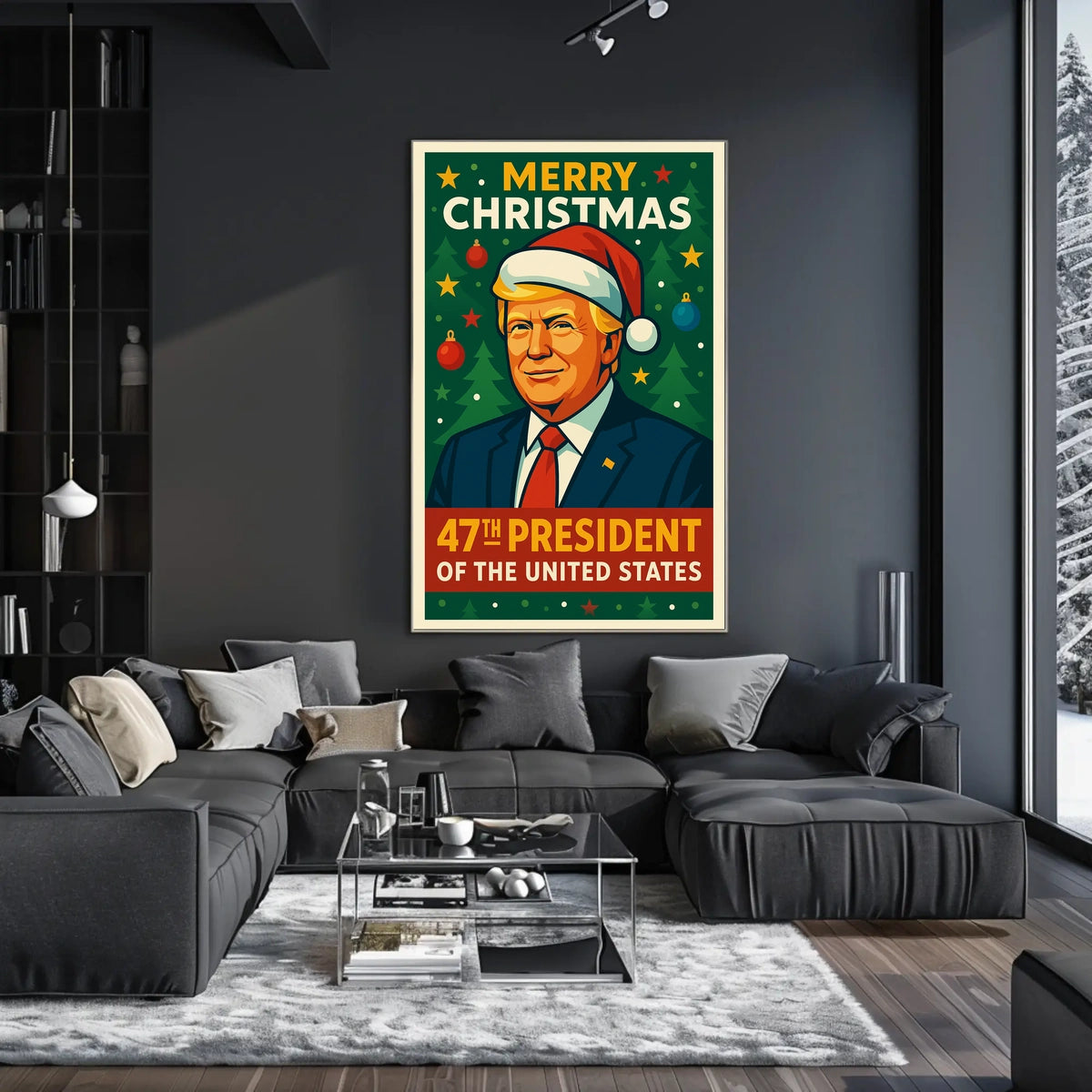 Merry Christmas 47Th President Poster