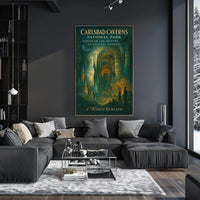 Carlsbad Caverns Adventure Awaits National Park Poster
