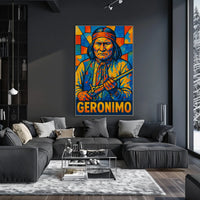 Geronimo Vibrant Tribute Poster