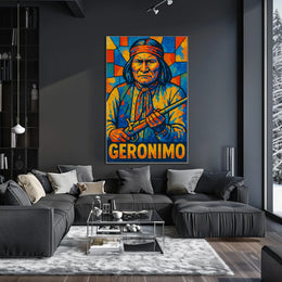 Geronimo Vibrant Tribute Poster
