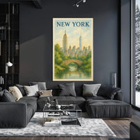 New York Cityscape Poster