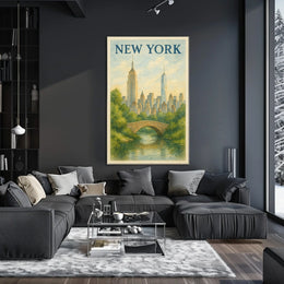New York Cityscape Poster