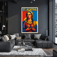 St. Agatha Poster
