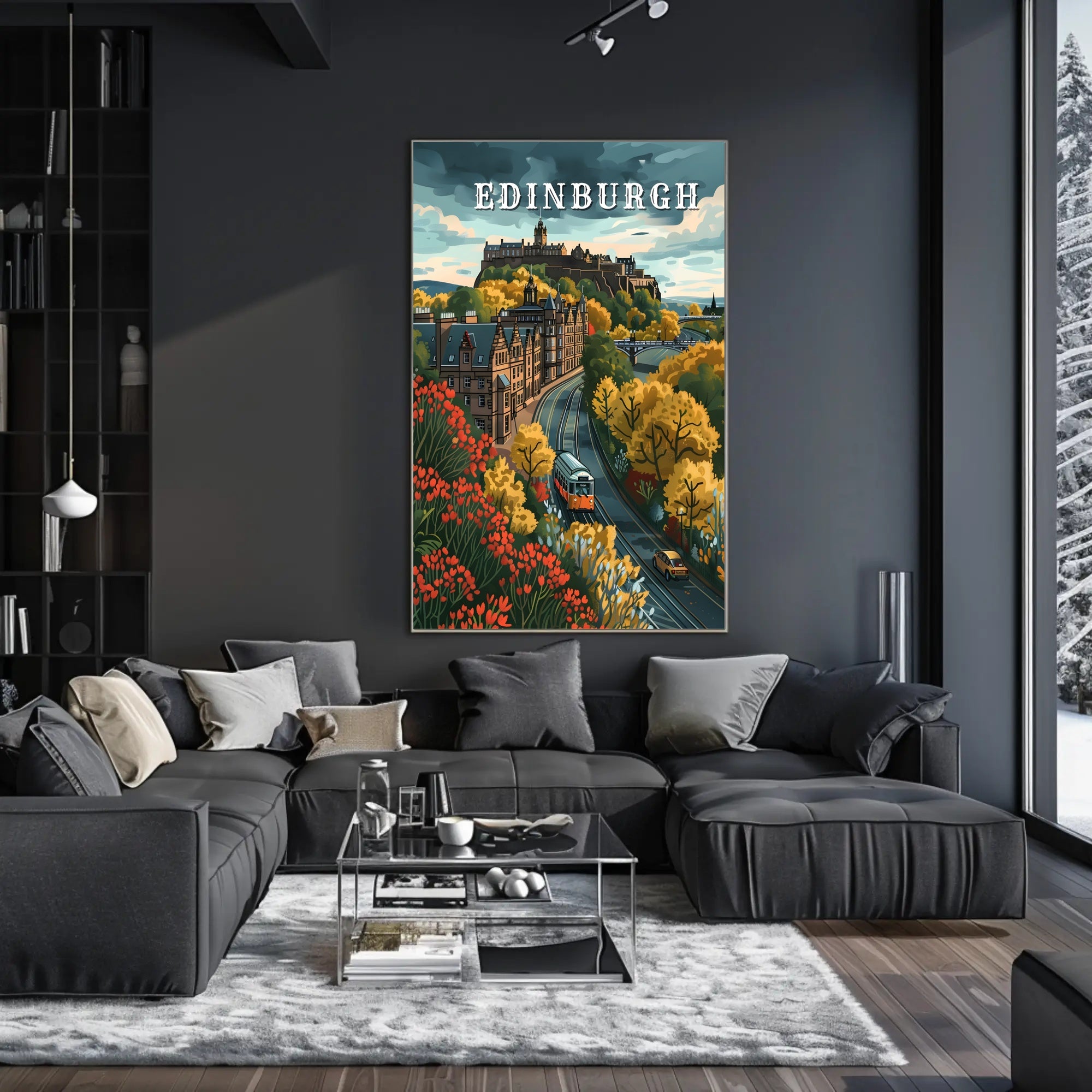 Autumn in Edinburgh Poster