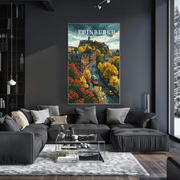Autumn in Edinburgh Poster