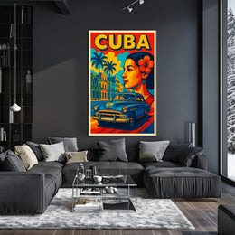 Vibrant Cuba Poster