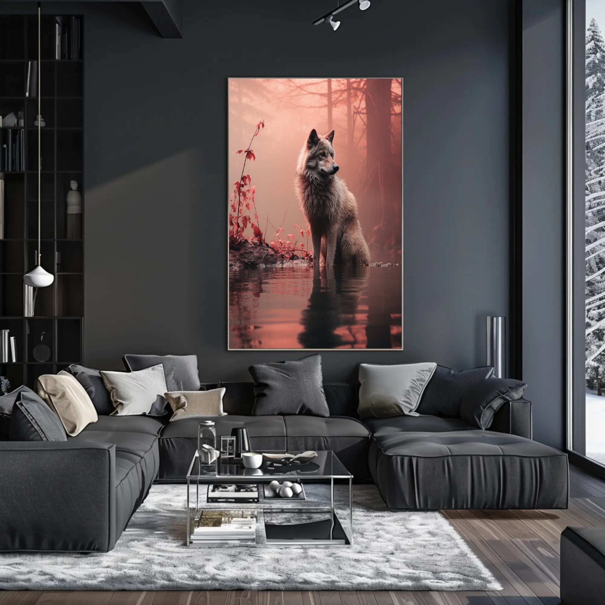 Serenity In The Mist Poster PosterGoat