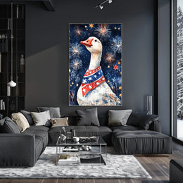patriotic goose Poster