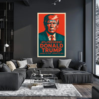 Donald Trump Visionary Vanguard Pop Art Poster