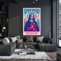 Blessed Adeline A Beacon Of Faith Poster