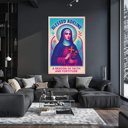 Blessed Adeline A Beacon Of Faith Poster