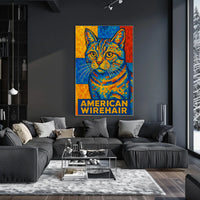 American Wirehair Mosaic Poster
