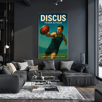 Discus Track Field Poster
