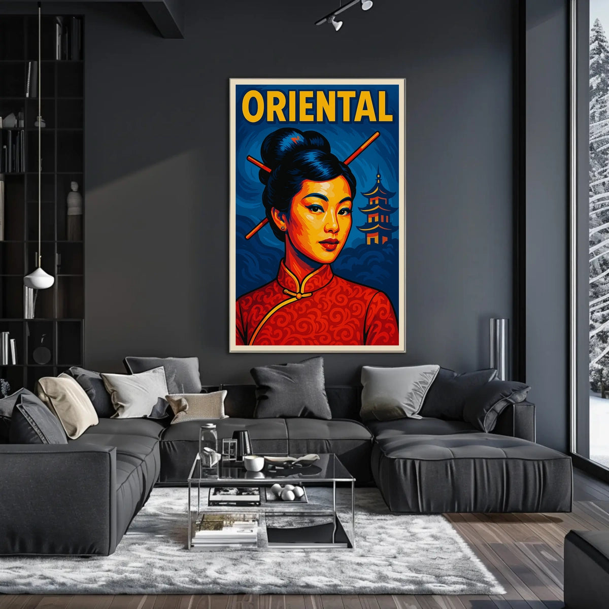 Oriental Elegance Poster
