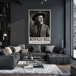 Buffalo Bill Western Iconic Figure Cultural Heritage Poster
