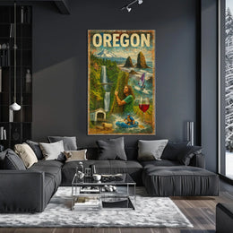 Discover Oregon Poster