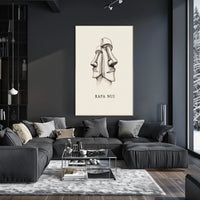 Rapa Nui Moai Statues Poster