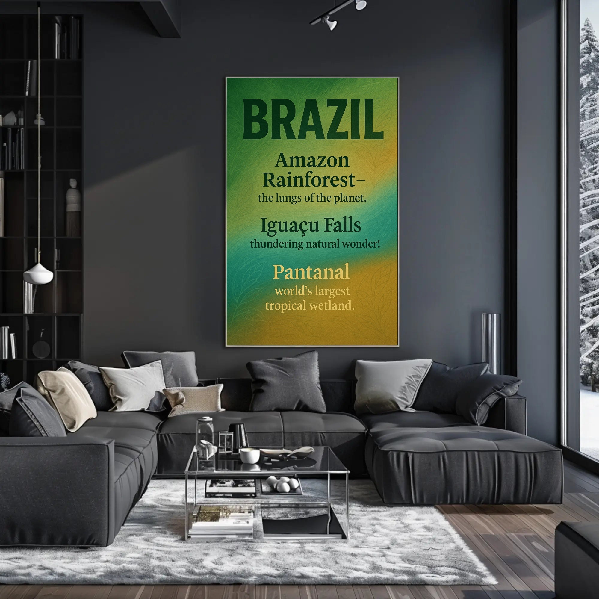 Wonders of Brazil Poster PosterGoat