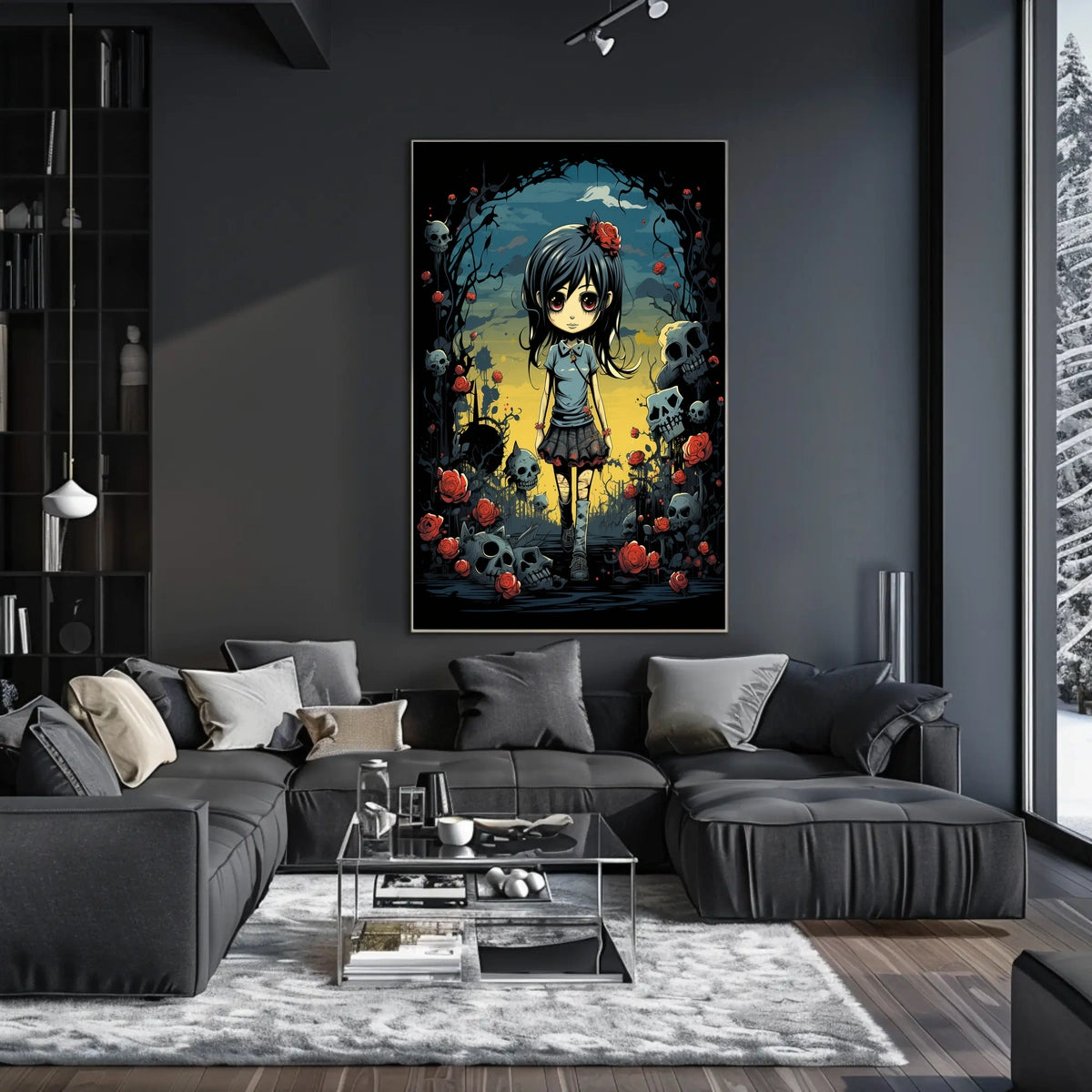 Gothic Garden Stroll Poster