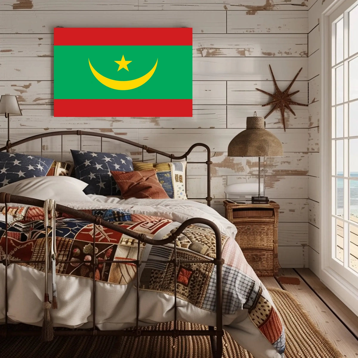 Mauritania Flag Poster