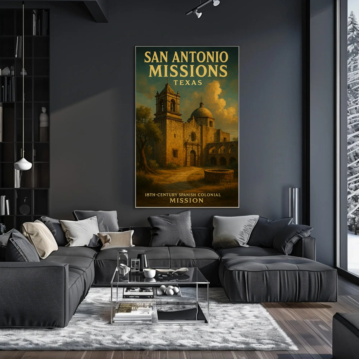 San Antonio Missions Poster