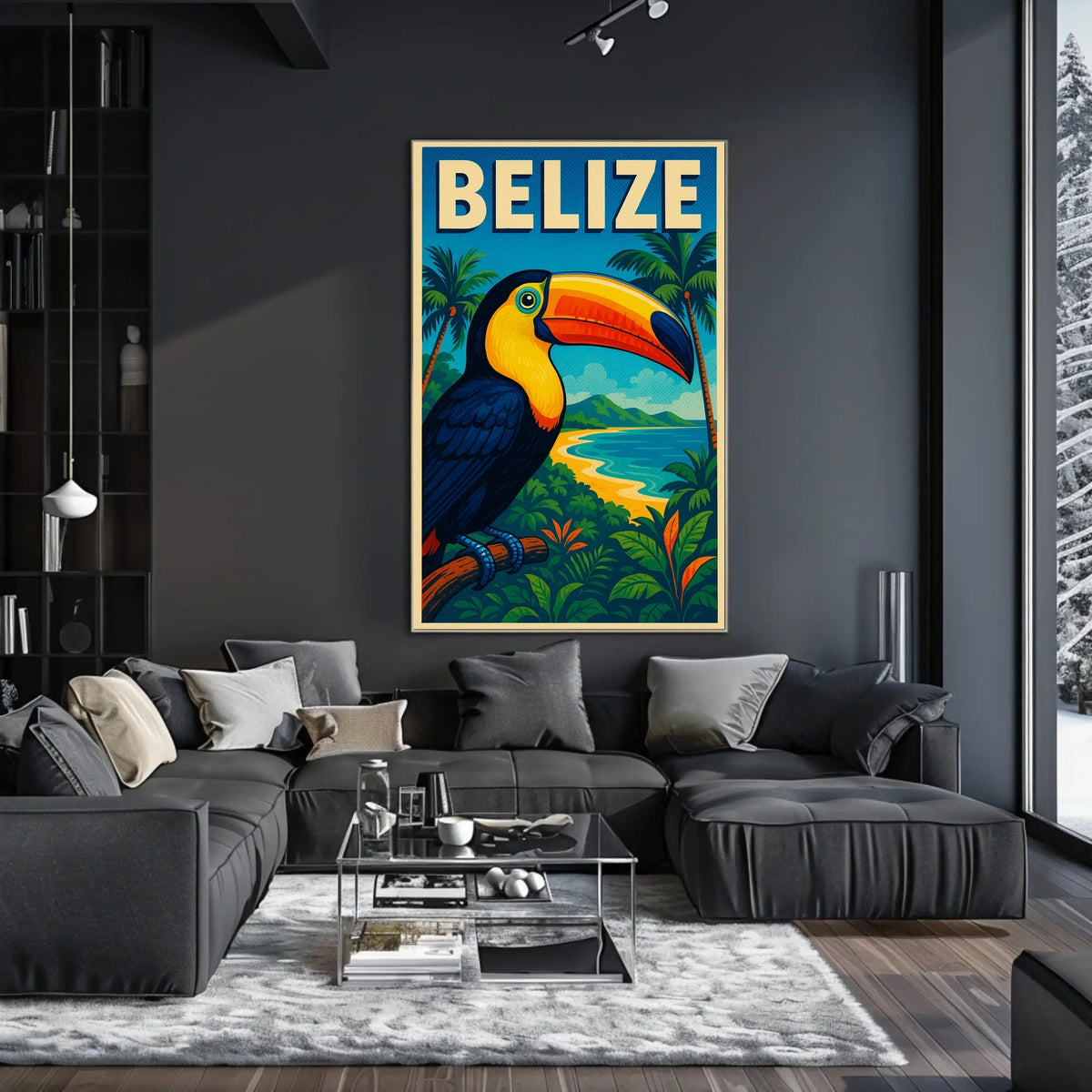 Belize Tropical Paradise Poster