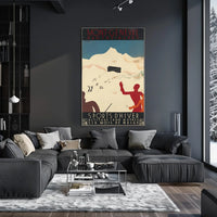 Montgenèvre Winter Sports Poster