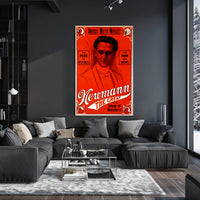 Travel Poster featuring a mentalist named Newmann, inviting intrigue and adventure for art enthusiasts.