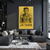Jim Thorpe Portrait Poster