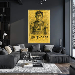 Jim Thorpe Portrait Poster