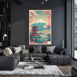 Tranquil Japanese Landscape Poster