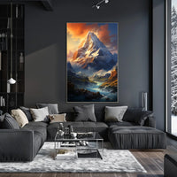 Majestic Mountain Landscape Poster