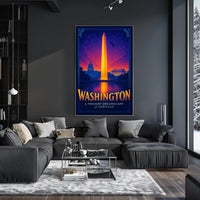 Washington A Twilight Dreamscape Poster