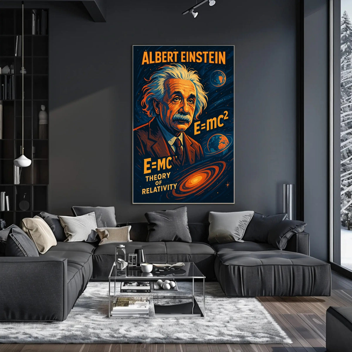 Albert Einstein Theory Of Relativity Poster