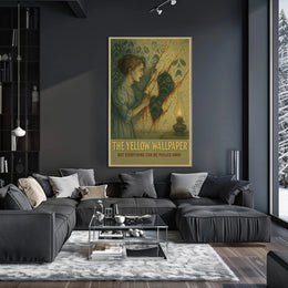 Eerie Vintage Mystery Artwork Unveiled in Artistic Poster