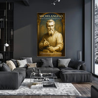 Michelangelo Divine Craftsman of the Renaissance Poster PosterGoat