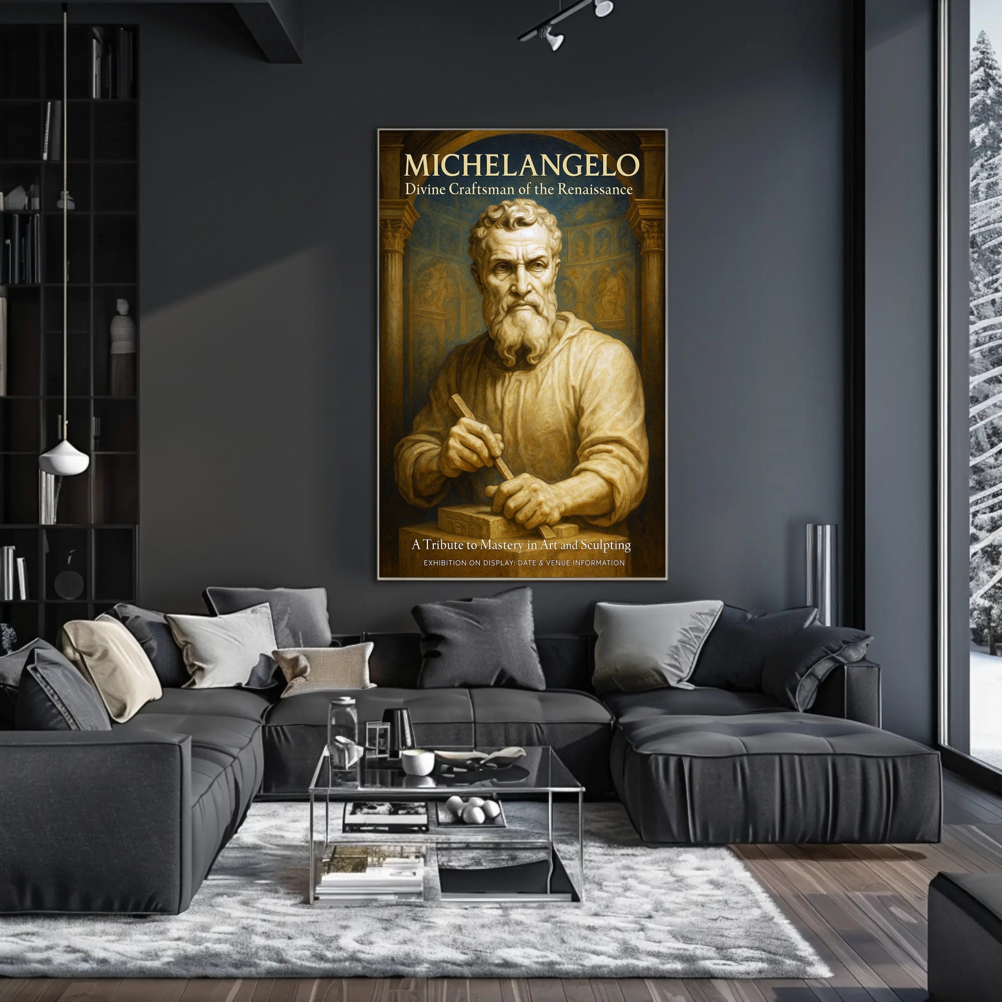 Michelangelo Divine Craftsman of the Renaissance Poster PosterGoat