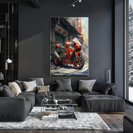 Urban Motorcycle Dream Poster PosterGoat