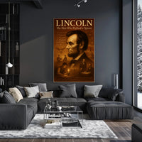 Abraham Lincoln The Man Who Defined a Nation Poster PosterGoat