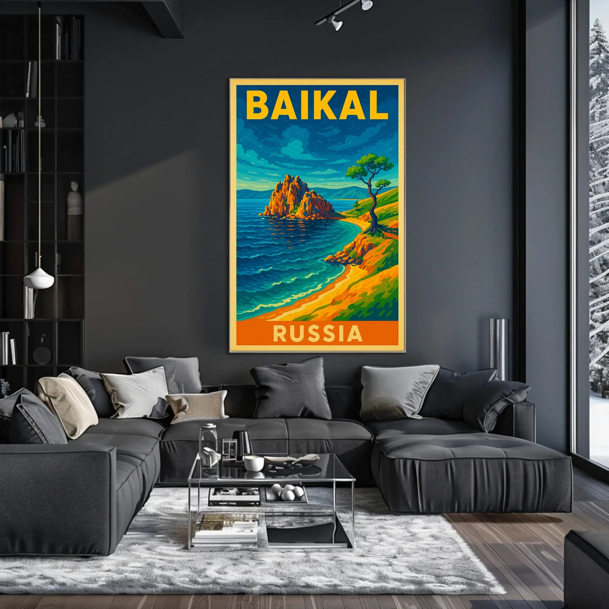 Baikal Russia Poster