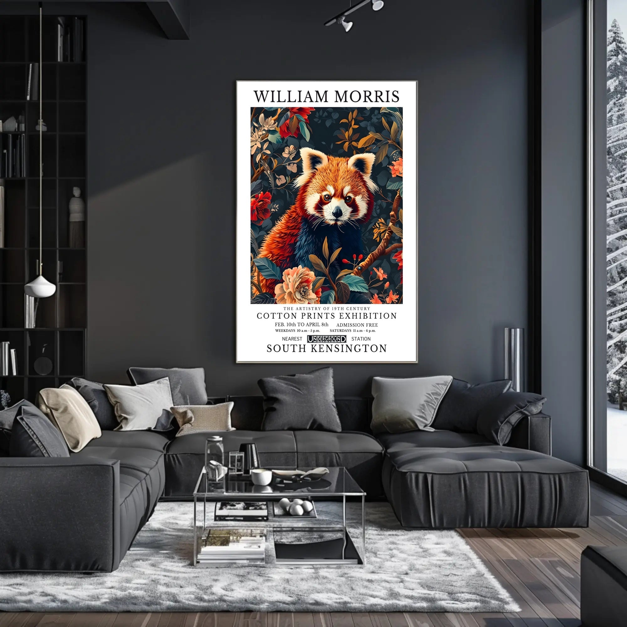 William Morris Vintage Art Exhibition Cultural or Heritage Poster