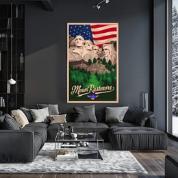 Mount Rushmore Tribute Poster