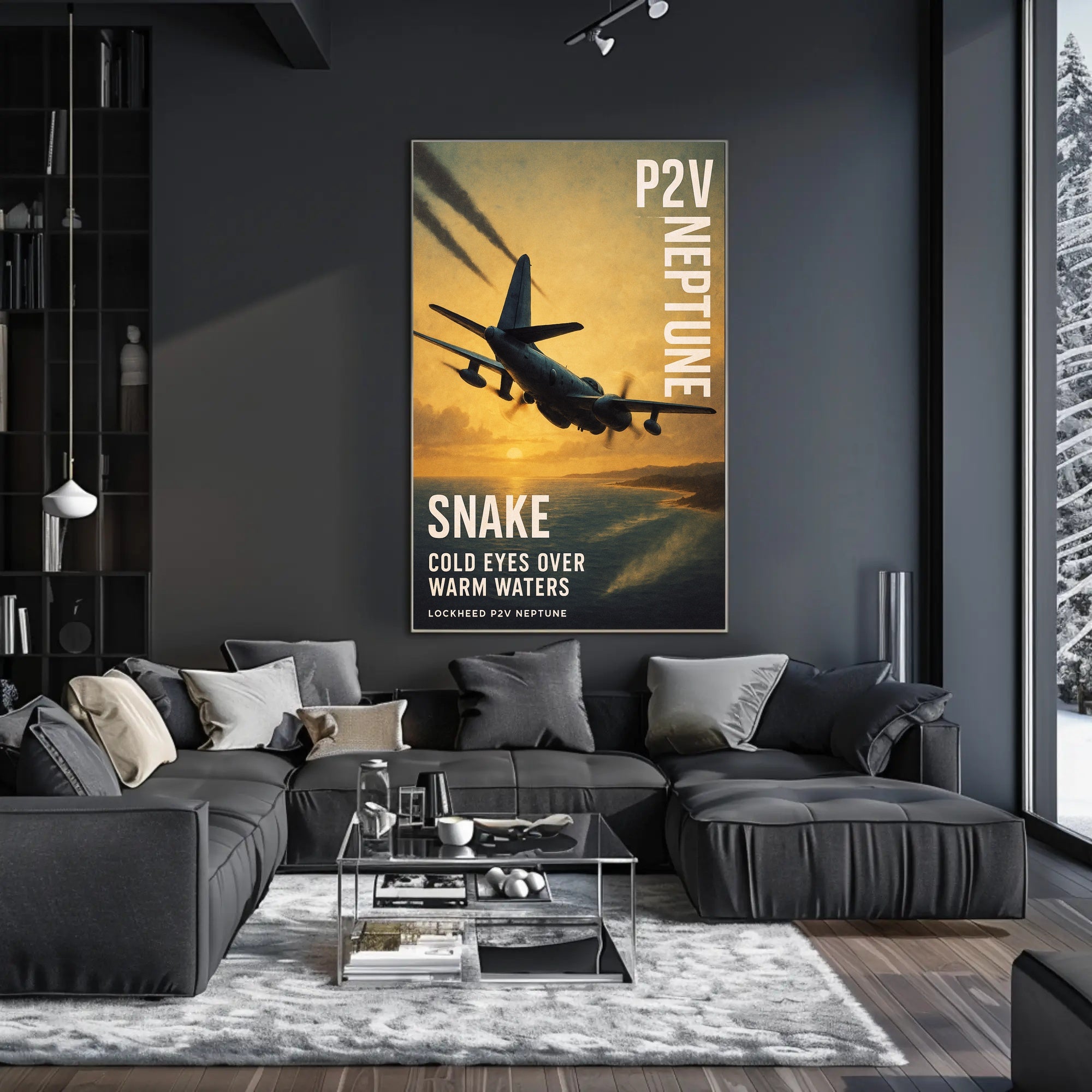 Snake Cold Eyes Over Warm Waters Poster PosterGoat