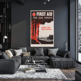First Aid for Forests Poster PosterGoat