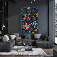 Vibrant Botanical Illustration Art Print: Abstract or Artistic Poster