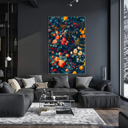 Vibrant Botanical Illustration Art Print: Abstract or Artistic Poster