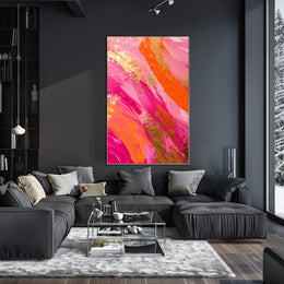 Vibrant Swirl Abstract Art Poster for Contemporary Spaces PosterGoat