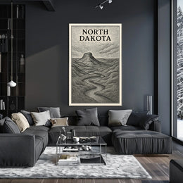 North Dakota Landscape Poster