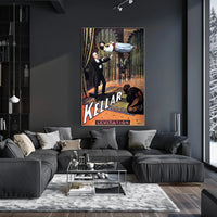 Kellar Magical Levitation Vintage Illusion Cultural Poster