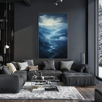 Mystical Mountain Valley Poster